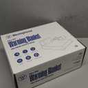 Westinghouse Heated Blanket Queen Size, Soft Flannel to Sherpa Electric Blanket with 10 Heating Levels, 12 Hours Auto Off, Fast Heating Blanket, Machine Washable, 84x90 Inch, Light Grey