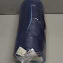 Amazon Basics Comforter Blanket Twin/Twin XL, Reversible Lightweight Microfiber All Season Blanket, Navy/Sky Blue