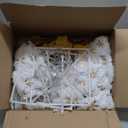 Set of 3 Christmas Lighted Gift Boxes, Plush Pre-lit 70 LED Light Up Present Boxes with Gold Snowflake, Battery Operated Christmas Decorations for Indoor Home, Housen Solutions