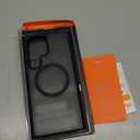 TORRAS Magnetic Shockproof for Samsung Galaxy S23 Ultra Case, Fit for MagSafe, 4X Military Grade Protection, Translucent Slim Case for Samsung S23 Ultra Case Anti-Fingerprint Anti-Scratch, Black