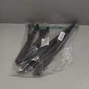 3Tier Toilet Overhead Shelf, Freestanding Metal Bathroom over Toilet Organizer Rack, SpaceSaving Toilet Overhead Storage Rack, Tall Bathroom Toilets Shelf for Restroom, Laundry, Balcony, Black