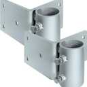 Stationary Dock Heavy Duty Hardware Side Leg Pipe Holder,Floating Dock Brackets Hardware,Dock Pipe Brackets Sleeve Holder for Pipe Pole Post,7/16" Holes for 3/8" Carriage Bolts