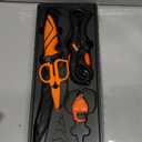 KastKing SteelStream 6pc Fishing Tool Kit - Corrosion Resistant Fishing Pliers with Lanyard, Fillet Knife, Floating Fish Lip Gripper, Fishing Braid Scissors, Tool Retractor, Fishing Gifts for Men