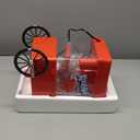 Nostalgia Kool-Aid Snow Cone Shaved Ice Machine - Retro Table-Top Slushie Machine Makes 20 Icy Treats - Includes 2 Reusable Plastic Cups & Ice Scoop - Red