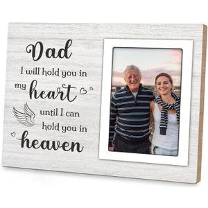 Memorial Gifts for Loss of Father, Loss of Dad Sympathy Gift - Memorial Picture Frame - Condolence Bereavement Sympathy Frame, in Memory of Dad Grief - 4x6 Inch Photo