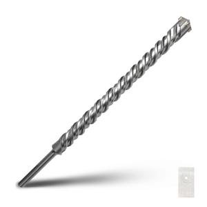 1 in x 39 inch SDS Max Rotary Hammer Drill Bit, 25x1000mm Carbide Tip Masonry Drill Bit for Masonry, Brick, Stone, Concrete, 1 in x 39 inch