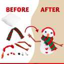 JOYIN Christmas Build a Snowman Craft Kit, 24 Pack Modeling Clay DIY Make a Snowman Kit for Christmas Arts and Craft Activities, Xmas Gift Stocking Stuffers for Kids, School Funny Toy Party Favor