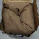 MIULEE Decorative Linen Pillow Covers 18x18 Inch Khaki Boho Farmhouse Neutral Winter Couch Throw Pillows for Bed Pack of 2 Accent Modern Pillowcase Sofa Livingroom Home Decor