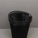 Mind Reader Mesh Trash Can, Set of 3, Waste Paper Basket, Round, Office, Metal Mesh, 11.5" L x 11.5" W x 13.75" H, Black