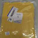 Women Casual Summer Dresses Sleeveless Crew Neck Backless Tunic Mini Dress Loose Flowy Tank Sundress with Pockets (Yellow, L)