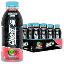 GHOST Hydration Drink, Kiwi Strawberry- RTD Sports Drink with Electrolytes, Natural Vitamins & Minerals - All Day Lifestyle Hydration Beverage - Zero Caffeine & Zero Sugars - 16.9 Fl Oz, 12 Pack (EXP 09/30/26)