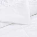 Amazon Basics Reversible Lightweight Microfiber All Season Comforter Blanket, Full/Queen, White