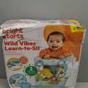 Bright Starts Learn-to-Sit 2-Position Baby Floor Seat with Toys, Unisex, 4-12 Months, Wild Wiggles