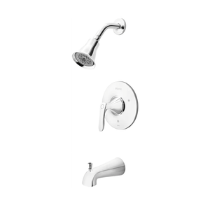 Pfister Weller Tub & Shower Trim Kit, Valve Not Included, 1-Handle, 3-Hole Install, Polished Chrome Finish, LG898WRC