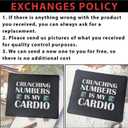 3 x Accountant Gifts Crunching Numbers is My Cardio Accounting Mouse Pad - Funny Humor Gift for Accountants Mouse Mat 9.5 Inch