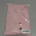 V Neck Sweaters for Women Long Sleeve Tunic Tops Knitted Casual Loose Pullover Sweaters (Small, Pink)