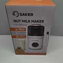 Saker Nut Milk Maker, Automatic Almond Milk Machine Maker with 12H Timer for Soy, Oat, Coconut, Plant Based Milks Homemade, Soybean Milk Maker with Auto Clean, Boil Water, Delay Start, Keep Warm (small)