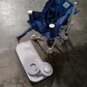 Hiccapop OmniBoost Travel Booster Seat with Tray for Baby | Folding Portable Baby Booster Seat for Dining Table, Camping, Beach, Grandma’s | Tip-Free Design Straps to Kitchen Chairs - Booster Chair