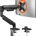 ErGear Single Monitor Arm, Fully Adjustable Monitor Mount for 1334 Inch Screens, Fast Install Computer Monitor Stand with Tool-Free VESA Mount, Cable Management, Holds 19.8 lbs, Max VESA 100x100mm