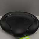 Noseless Bike Seat Cushion for Men & Women - Extra Padding & Comfort Wide Bicycle Seat, Oversized Comfortable Saddle for Peloton Bikes, Exercise Bikes, Electric Bikes, Cruiser Bikes (Black)