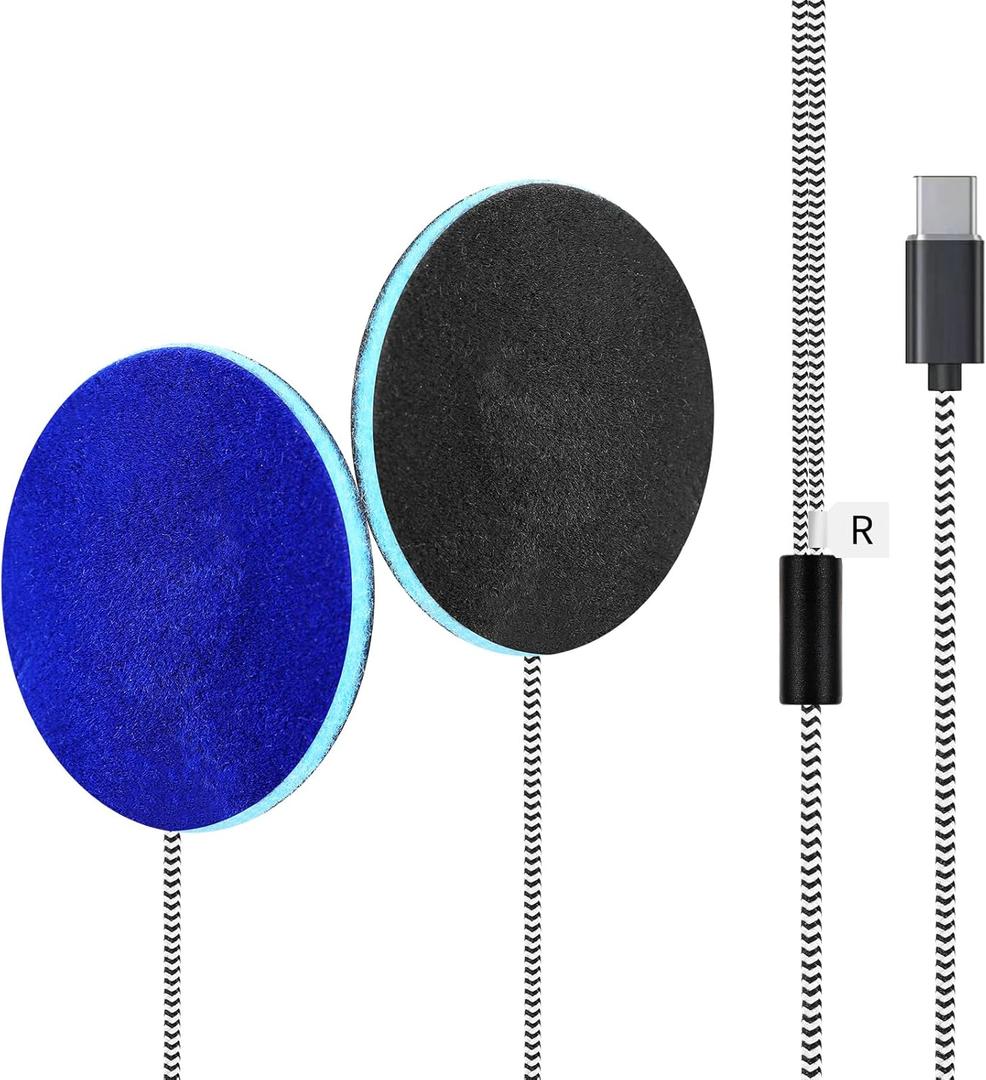 Sleep Ultra Thin Pillow Speakers with Stereo for Sleep Headphones. Headband Headphone Replacement (Straight TypeC)