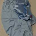 Women Halloween Godmother Dress Blue Fairy Costume Outfit With Hooded Cloak Mysterious Cosplay Party 2 Piece Set S