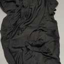 Obstal 6ft Stretch Black Spandex Table Cloth for Standard Folding Tables - Only 1 Pack Universal Rectangular Fitted Tablecloth Protector for Wedding, Trade Show, Vendor Stand