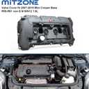 MITZONE Cylinder Head Valve Cover Compatible with 2007-2016 Mini Cooper Base R55-R61 non-S N16/N12 1.6L Replace 11127646554