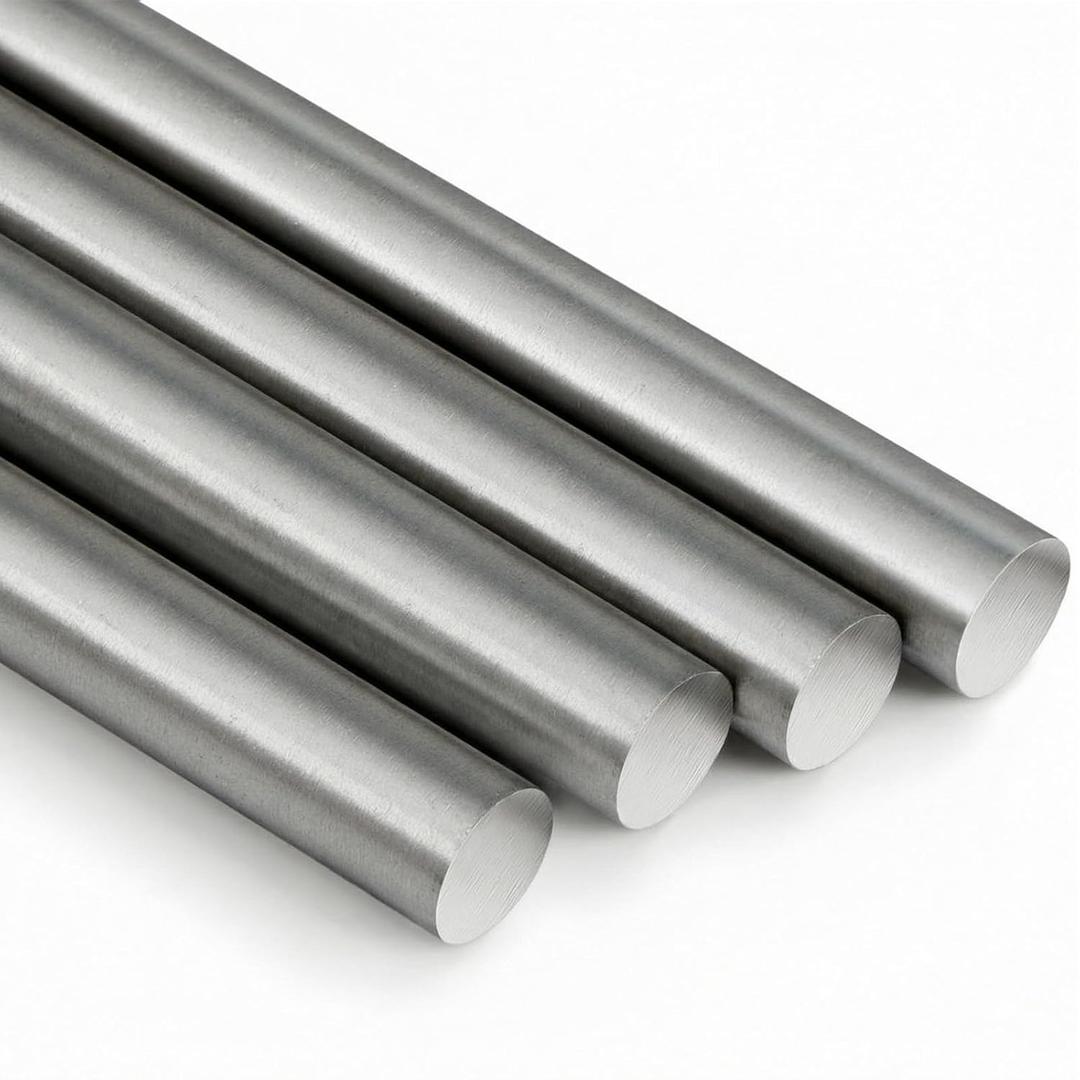 Gisafai 4 Pcs 316 Stainless Steel Rod 1/4'' Diameter 36'' (910mm) Length