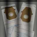 Hoover Vacuum Cleaner Bags for Platinum Upright Vacs, Pack of 2, Type Q, Hepa Filtration, Part # AH10000, Hoover Vacuum Bags Refill
