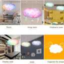 3D Big Cloud lightning Light Kit Music Sync Warm White Multicolor lightning Changing Strip Lights 360 Degree Wireless Remote APP NO DIY Coolest Decorations for Adults and Kids Indoor Home Bedroom