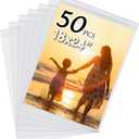 50 Pack Acid-Free Crystal Clear Sleeves Storage Bags for 18x24 Art Prints/Pictures/Photos/Framing Mat Mattes (Bag Size: 18 1/2" x24 2/5")