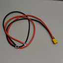 RIIEYOCA XT90 to O Ring Terminal Cable,XT90 Male to O Ring Connector Cable, with 1M 10AWG Silicon Wire, for RC Lipo Battery FPV Racing Drone(1M/3.3FT)