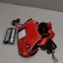 Service Dog Vest Harness and Leash Set+10 Patches,No Pull&Adjustable Reflective Dog Harness with Soft Padded Handle for Training/Everyday,Fit Dogs (Red S)