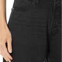 PAIGE Women's Sawyer Covered Button Fly Jeans, Dark Dawn Distressed, 29
