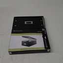 Snap-N-Store CD Storage Box - Pack of 1/2 - Durable Disc Holder with Lid to Store for Discs (1 Pack - Doublewide CD, Black)