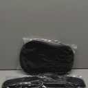 2-in-1 Ergonomic Set, Wave Rise Keyboard Wrist Rest and Massage Bulge Slope Mouse Pad Wrist Support, Cushion Memory Foam Integrated to Relieve Wrist Pain, Black