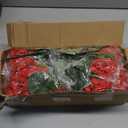 Yastouay 8 Bundles Artificial Flowers for Outdoors, Realistic Geraniums Fake Flowers for Decorations, UV Resistant Silk Faux Flowers Plants for Outside Garden Porch Planter Yard Patio Home Decor(Red)