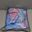 HOSIMnoA Axolotl Comforter Set Pink and Blue Axolotl Pattern Kawaii Bed Set for Kids Bedroom Decor,Twin Bed Set for Girls with 2 Pillowcases. (Full)