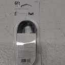 GE 6ft. 3.5mm Audio Cable Extension, Male-to-Female AUX Cord, Dual Shielded To Reduce Signal Loss, Great Aux Cable for Car, Smartphone, Tablet, Laptop, MP3 Player, Portable Speaker, Etc,Black, 33570