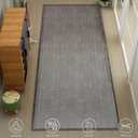 Plastic Carpet Runner 27in x 6ft Clear Floor Runner for Carpet Protection with Spikes Non-Slip & Stain-Resistant Rug Protector for Carpeted Hallway or Entrance or Other Foot Traffic Areas