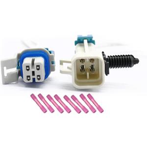 2 Pcs Oxygen O2 02 Sensor Connector Wiring Harness Pigtail Plug Wire Compatible with Chevrolet Avalanche Silverado Suburban 1500 Tahoe Fit for GMC Sierra Yukon XL 1500 2500 2008-2014