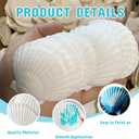 10Pcs 4-5 Sea Shells Natural Scallop for Crafts - DIY Jewelry Holder Large Painting Beach Decorations Ocean Themed Sea Party Wedding Shell Bowl