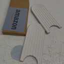 Diatomite Sink Splash Guard - DryingNeat Kitchen Faucet Mat, Instant Dry Water Absorbing Stone Tray for Sink, Durable Protector for Kitchen Bathroom Counter [Light Grey, 17.7" x 3.9"]