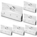 4 Pack M6053 Frameless Shower Doors Top Bracket Roller Assembly 3/4 Inch Round Plastic Wheel Bearing Aluminum Chrome Sliding Shower Doors Rollers Replacement - Amazon.com