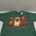 Retro Wolf Halloween Ghost Spooky Fall Vintage T-Shirt, M