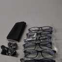 Gaoye Professional Reading Glasses for All Day - Computer Readers with Blue Light Protection - Value Pack 6 Pack+1.5