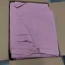 TIDI Choice Capes, Mauve (Pack of 100) ― Tissue/Poly/Tissue ― Short-Sleeve, Open-Back Exam Capes ― Short, Disposable Medical Gowns ― Standard Size (30” x 21”) ― Latex-Free Medical Supplies (910516) (Pink, M)