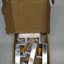 Sliding Window Locks (4 Sets), 0.66'' to 1.65'' Adjustable Width Stainless Steel Window Locks with Keys, Window Locks Child Proof Window Stopper Security for Vertical and Horizontal Sliding Windows