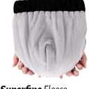 FURTALK Winter Hats for Women Fleece Lined Beanie Knit Chunky Womens Snow Cap (Black, S)